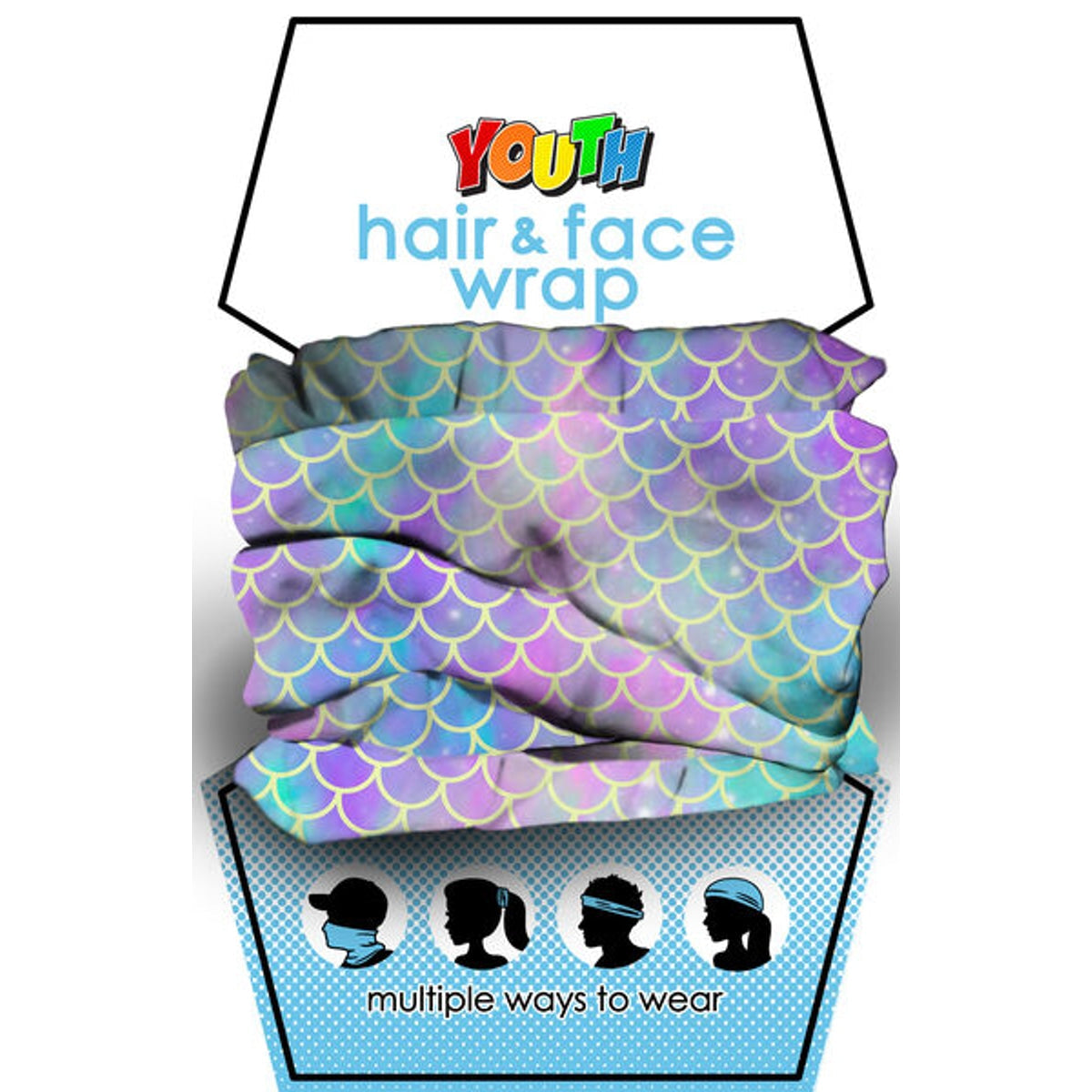 Mermaid Youth Hair & Face Wrap - DISC
