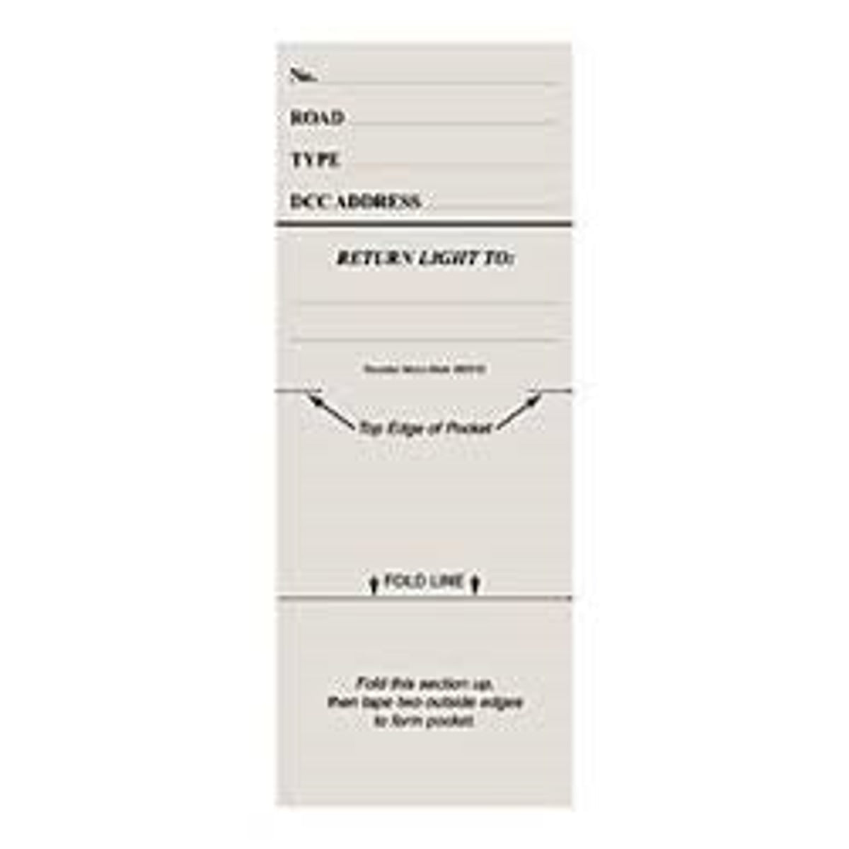 Micro-Mark 82912 Locomotive Cards Pad of 25 Pck of 2