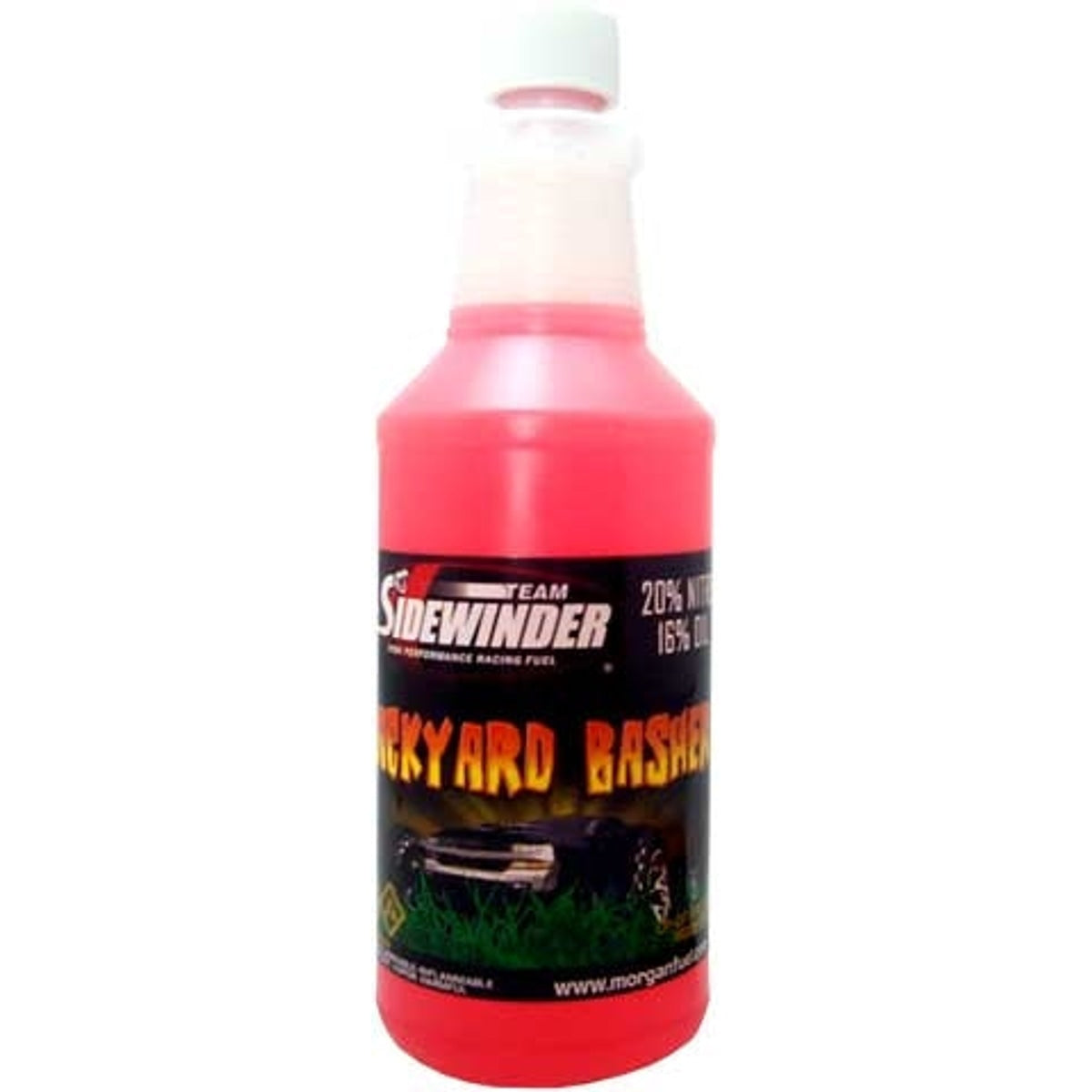 Morgan Fuel Sidewinder Backyard Basher 20% Castor/Synthetic Blend RC Car Fuel 1 Quart NIB