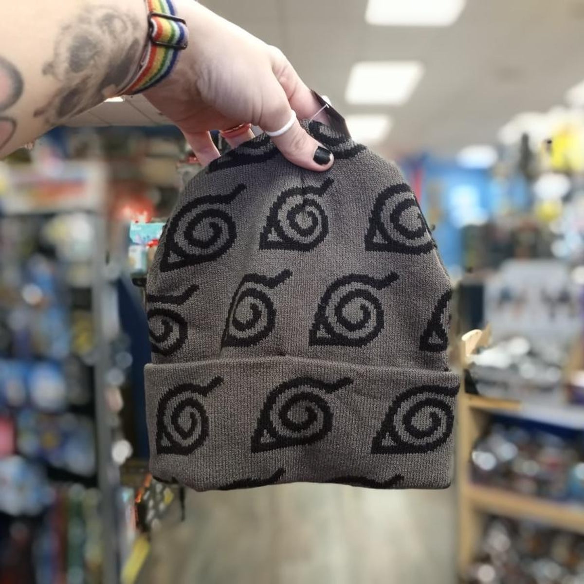 Naruto Jacquard AOP Cuff Beanie
