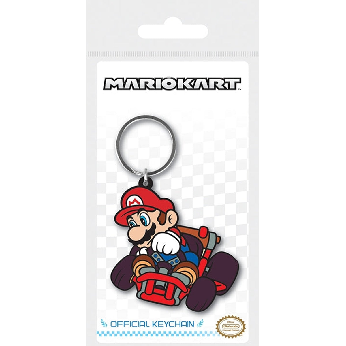 Nintendo Mario Kart (Mario Drift) Rubber Keychain