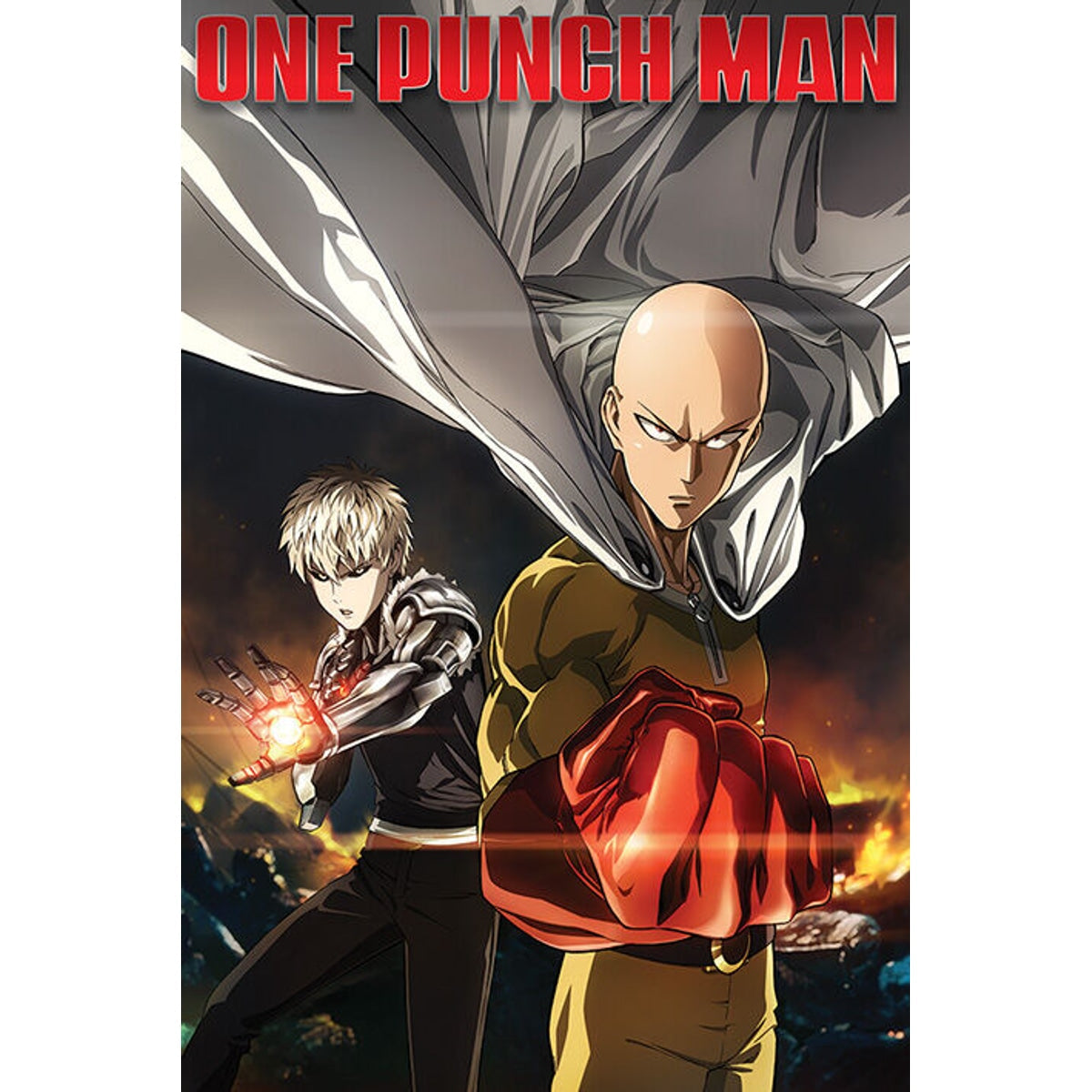 One Punch Man Destruction 24x36 Poster