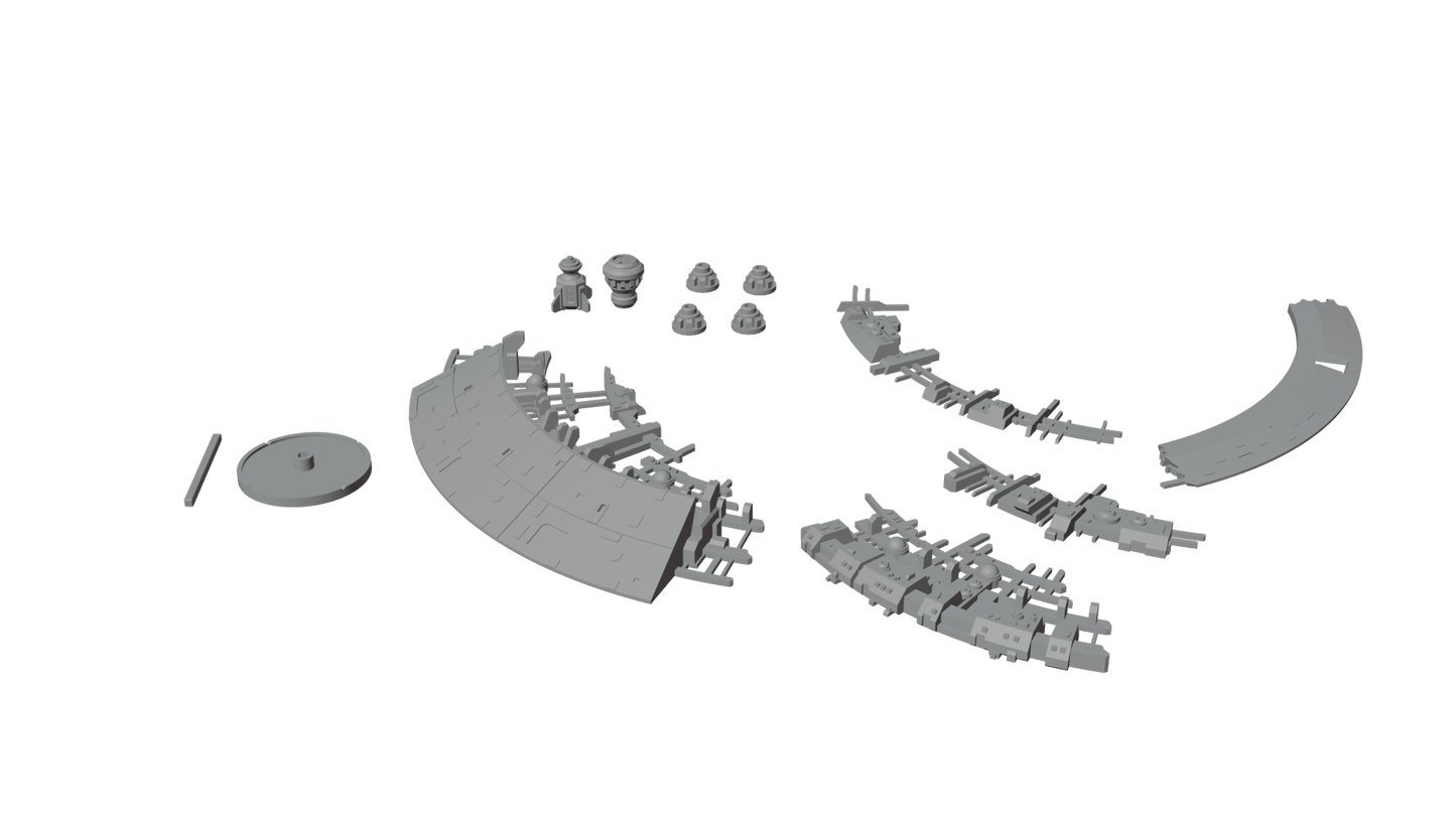 Sci-Fi Space Combat Terrain – Asteroids & Wreckage