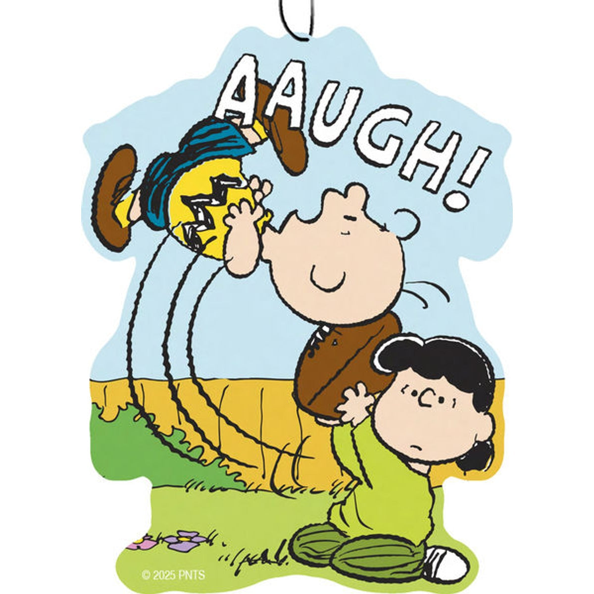 Peanuts Football Charlie Brown & Lucy Air Fresheners 3 pack