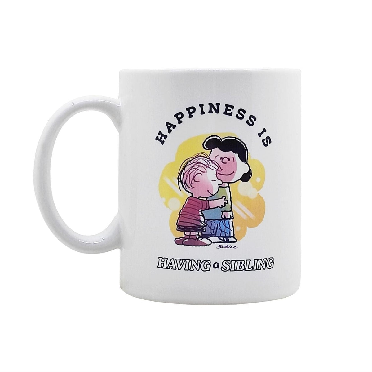 Peanuts - Lucy & Linus "Happiness is Having a Sibling" Mug