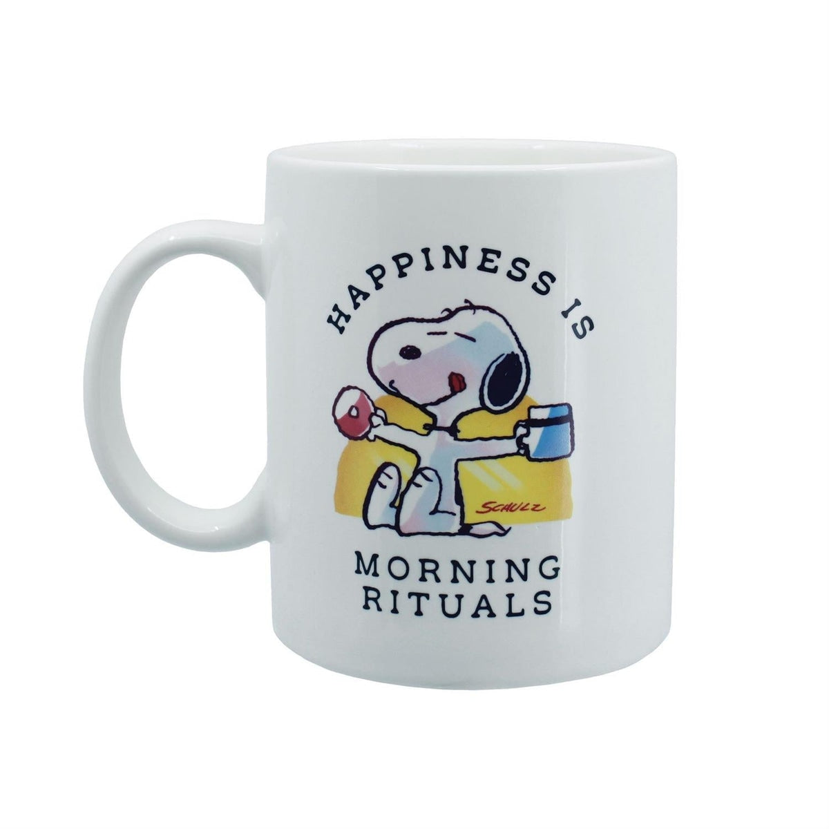 Peanuts - Snoopy "Happiness is... Morning Rituals" Mug