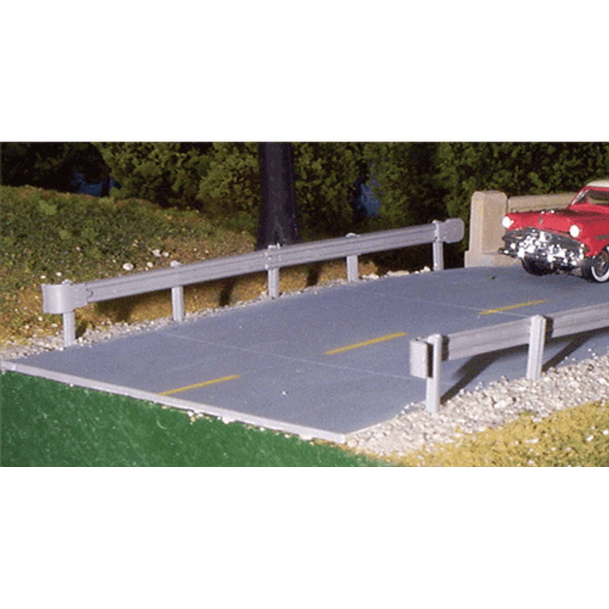Pikestuff 541-0013 HO Highway Guardrails Pkg of 6 KIT NIB