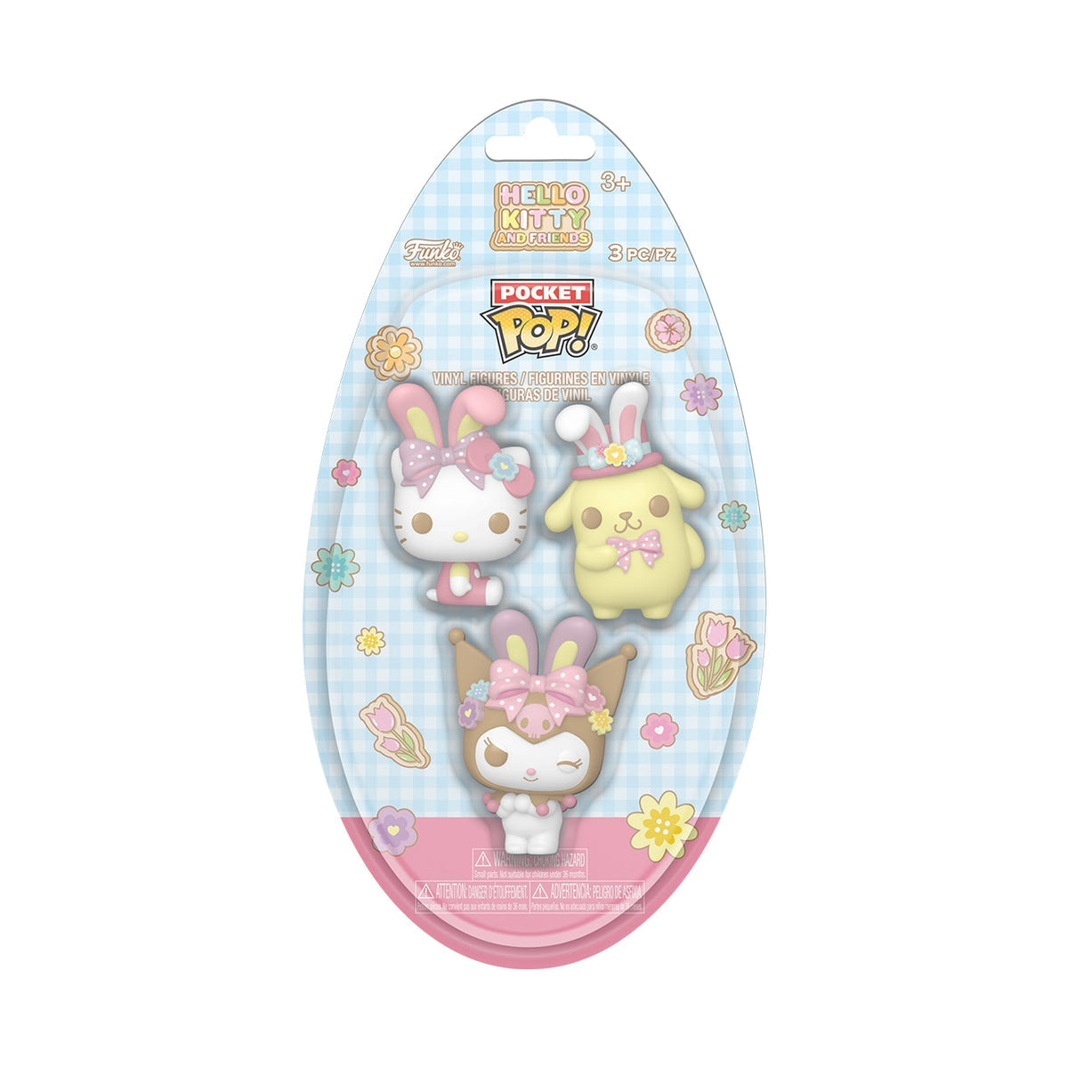 Pocket POP! Hello Kitty and Friends with Bunny Ears 3-Pack