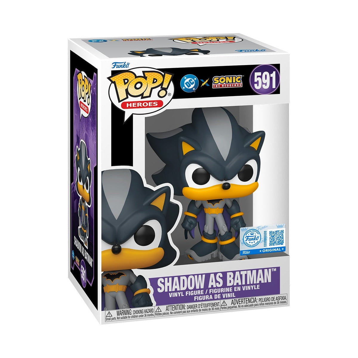 POP! DC x Sonic - Shadow as Batman