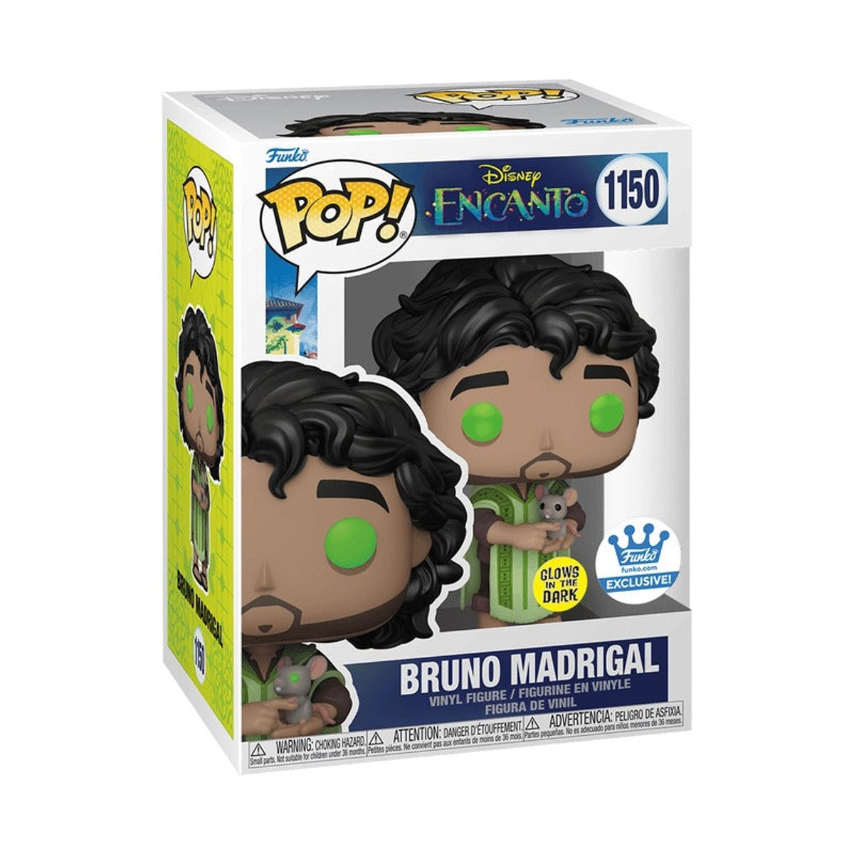 POP! Encanto - Bruno Glow In the Dark Sticker (Special Edition) No Convention Sticker