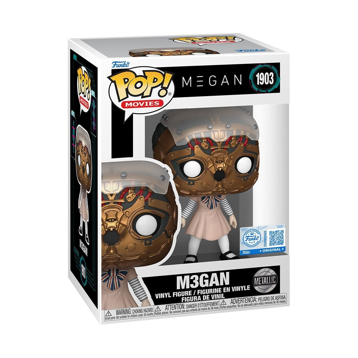 POP! M3GAN - M3GAN Metallic EE Exclusive