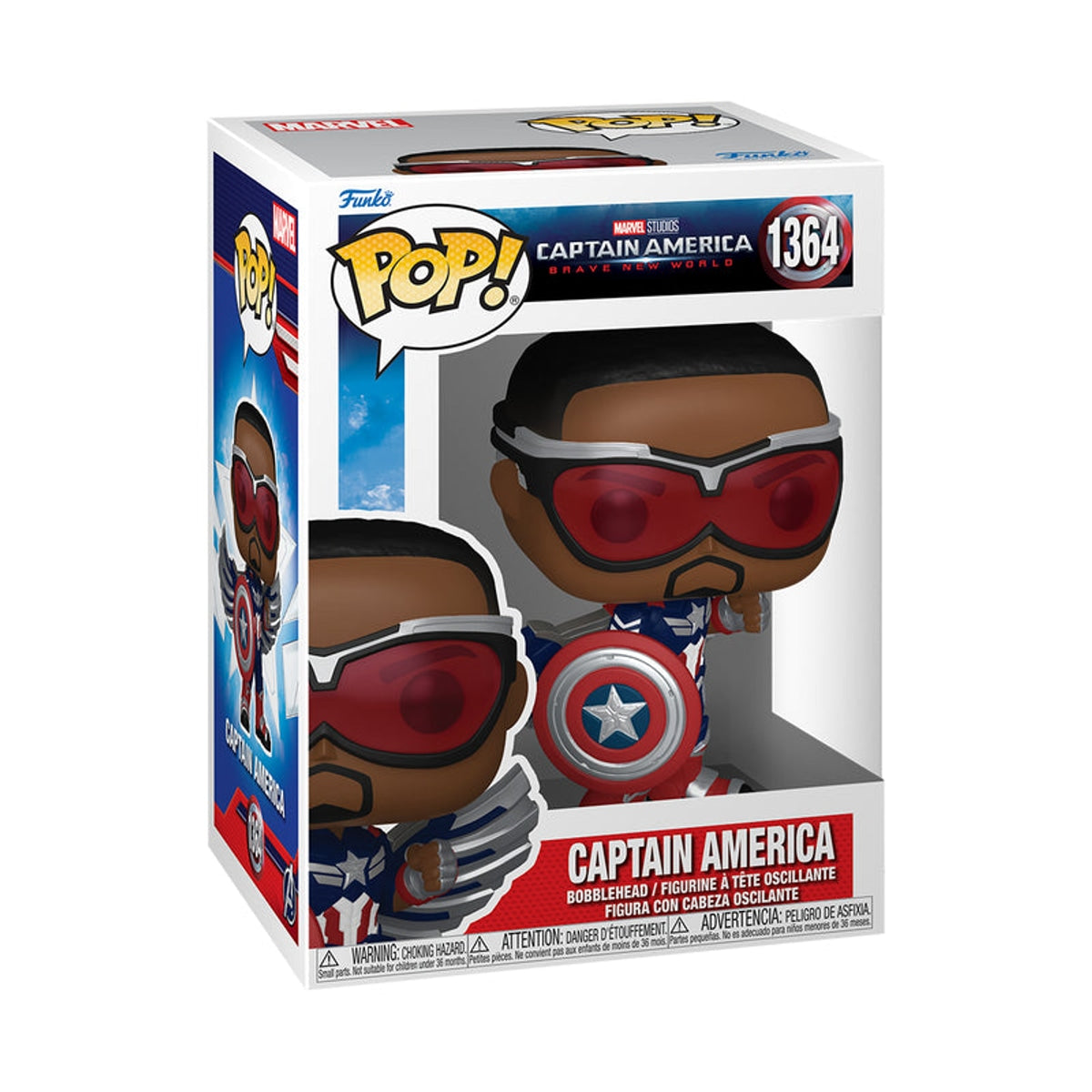 POP! Marvel Captain America: Brave New World - Captain America (Sam Wilson)