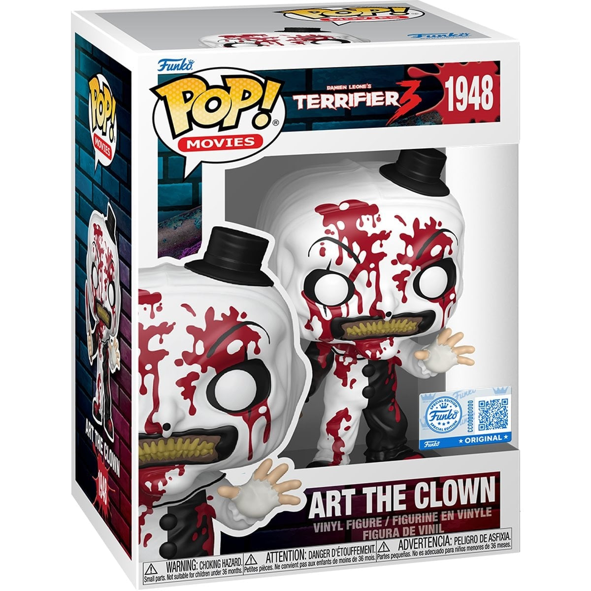 POP! Terrifier 3 - Bloody Art the Clown EE Exclusive