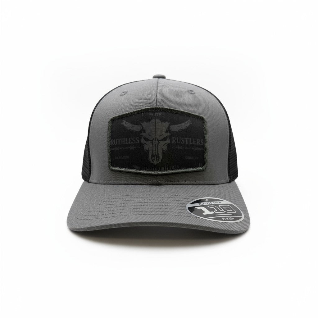 Ruthless Rustlers Barbed Wire Premium Cap | Charcoal/Black