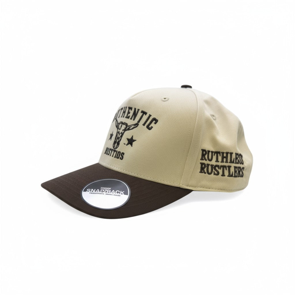 Ruthless Rustlers Combo Cap | Beige/Brown