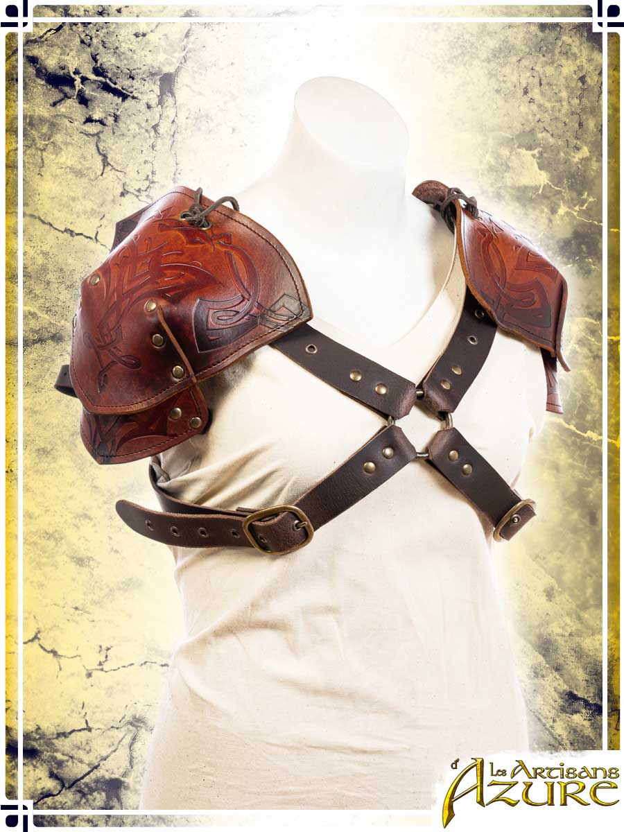 Shieldmaiden Pauldrons - Epic/Amber