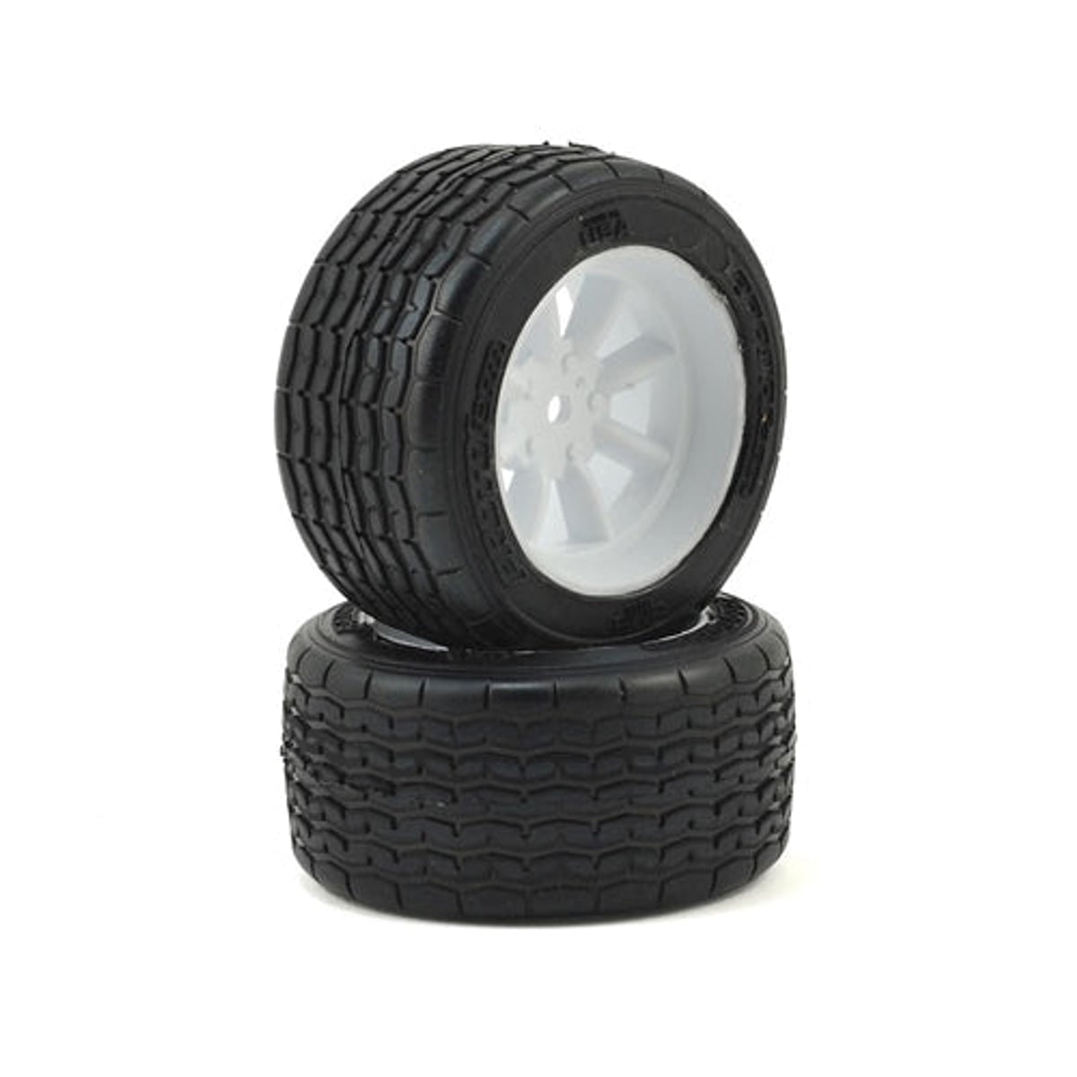 Protoform 10139-17 Vintage Racing Pre-Mounted Rear Tire (2) (31mm) (White) NIB