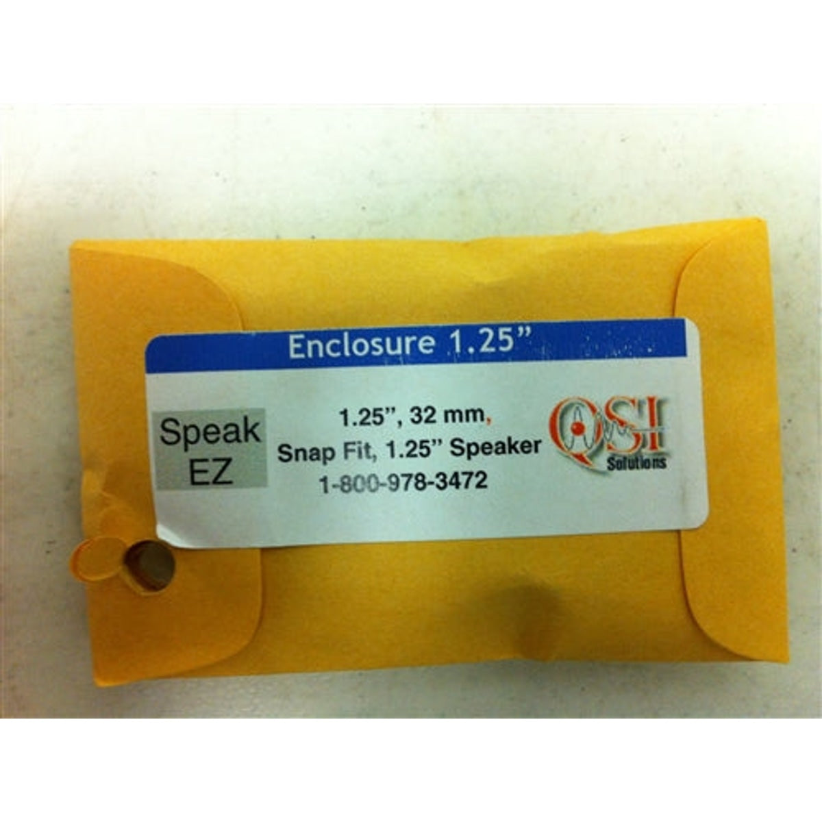 QSI Solutions TDSENC1.25 Tony's Dream Speaker Enclosure For 1.25" Speaker (Not Included) NIB