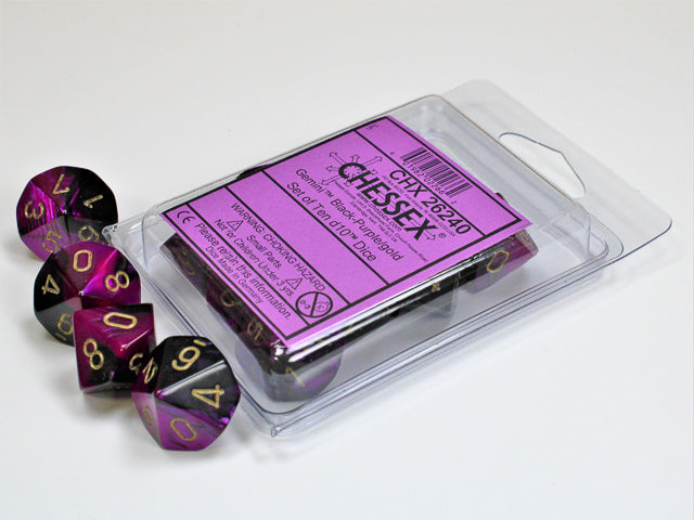 Chessex Gemini 10D10 (Various Colours)