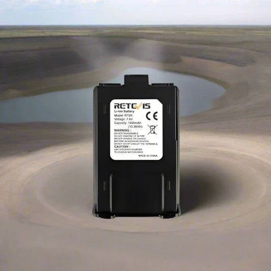 Retevis 1400mAh 7.4V Original Li-Ion Battery For RT5R RT5V (Baofeng UV-5R Compatible)