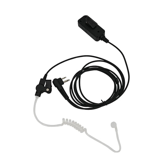 Retevis AI Noise-Canceling 2-Wire Covert Acoustic Tube Secret Service Earpiece - HD1 HD2 RT29
