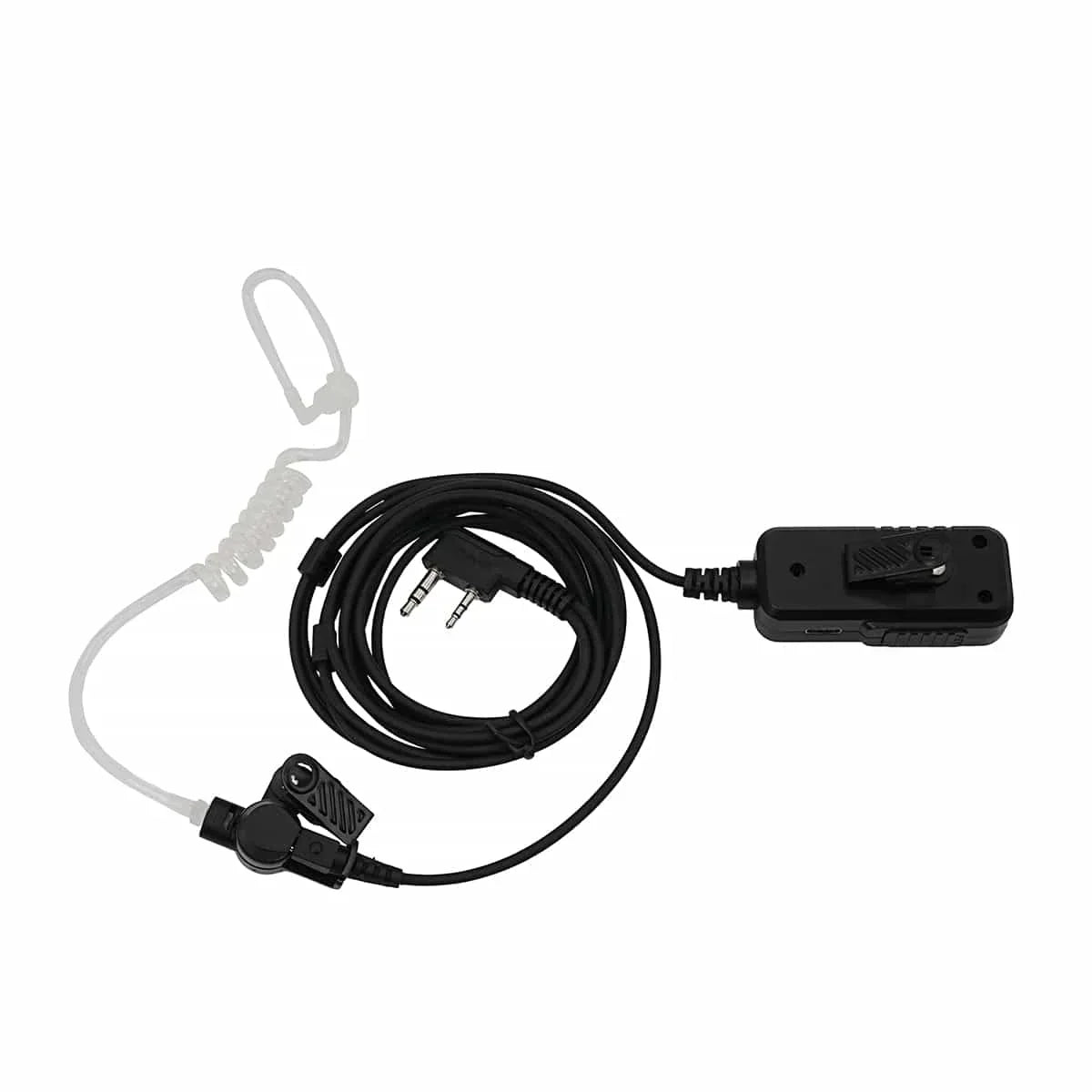 Retevis AI Noise-Canceling 2-Wire Covert Acoustic Tube Secret Service Earpiece - HD1 HD2 RT29