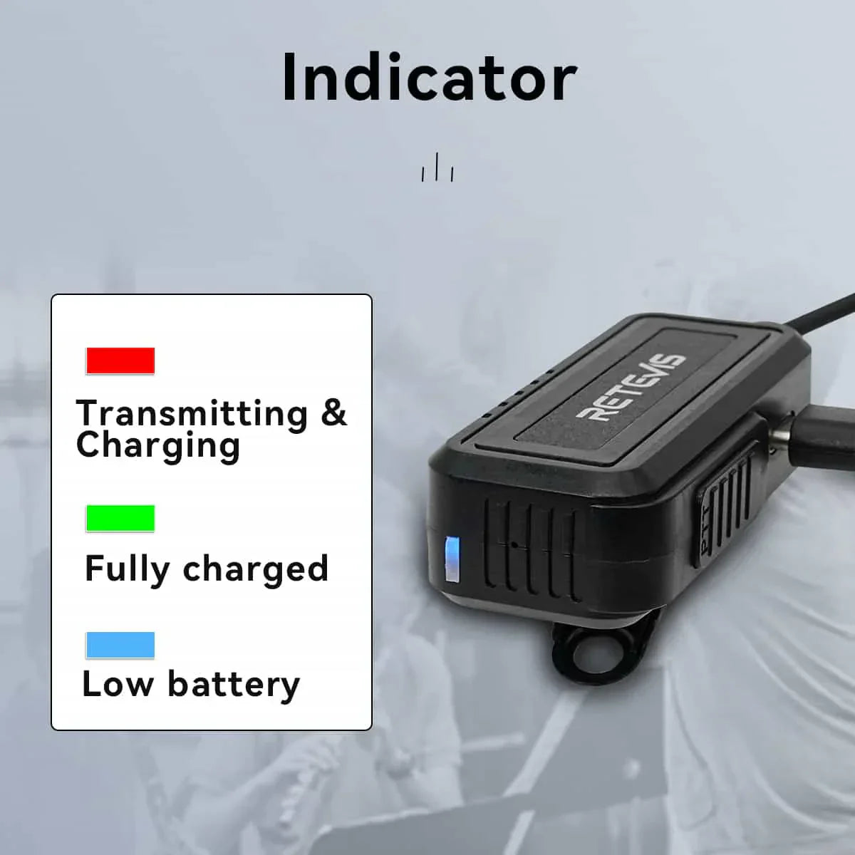 Retevis AI Noise-Canceling 2-Wire Covert Acoustic Tube Secret Service Earpiece - HD1 HD2 RT29