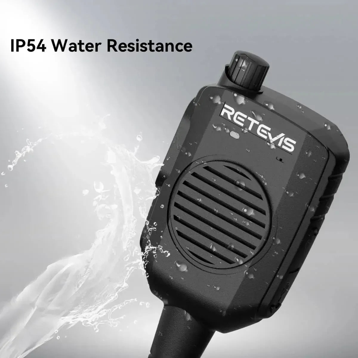 Retevis HK011 AI Noise-Canceling Speaker Mic (K1 2-Pin)