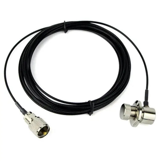 Retevis RC-316 5 Meter PL259 to SO239 RG316 Mobile Antenna Install Coax Cable