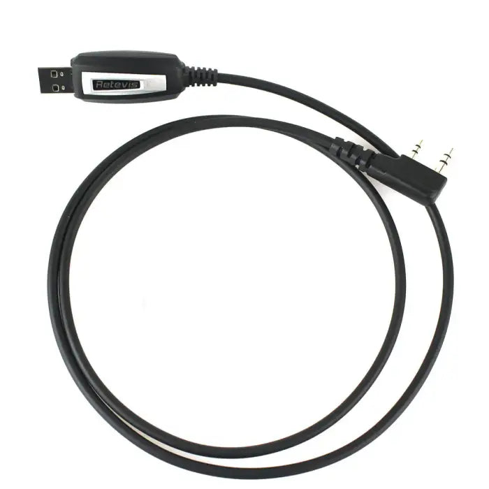 Retevis USB Programming Cable For Handheld Analog Amateur Ham Radios (Wouxun / Baofeng / TYT / Quansheng Compatible)