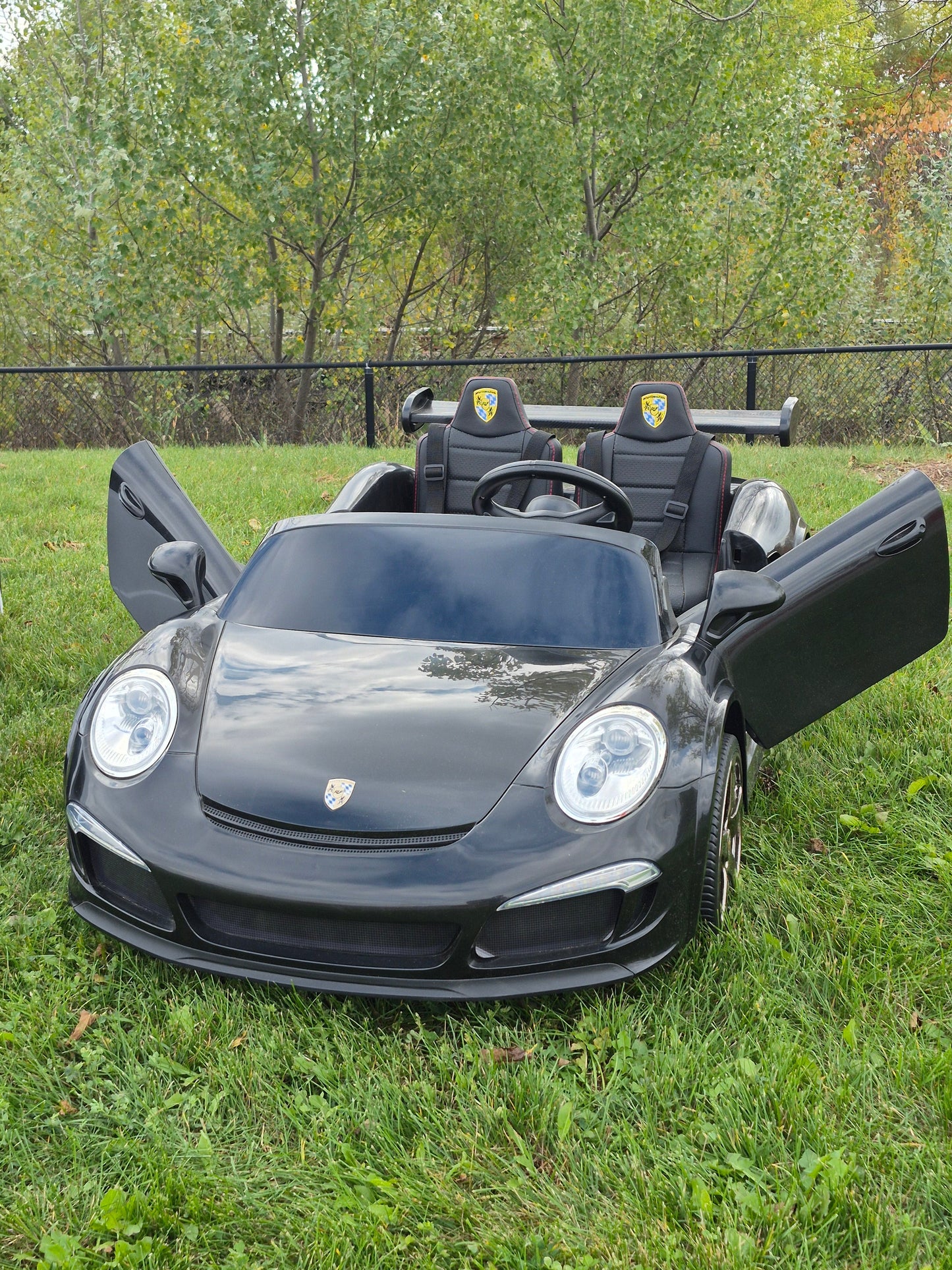24V Porsche RUF CTR3 2 Seater Kids Ride On Car with Remote Control
