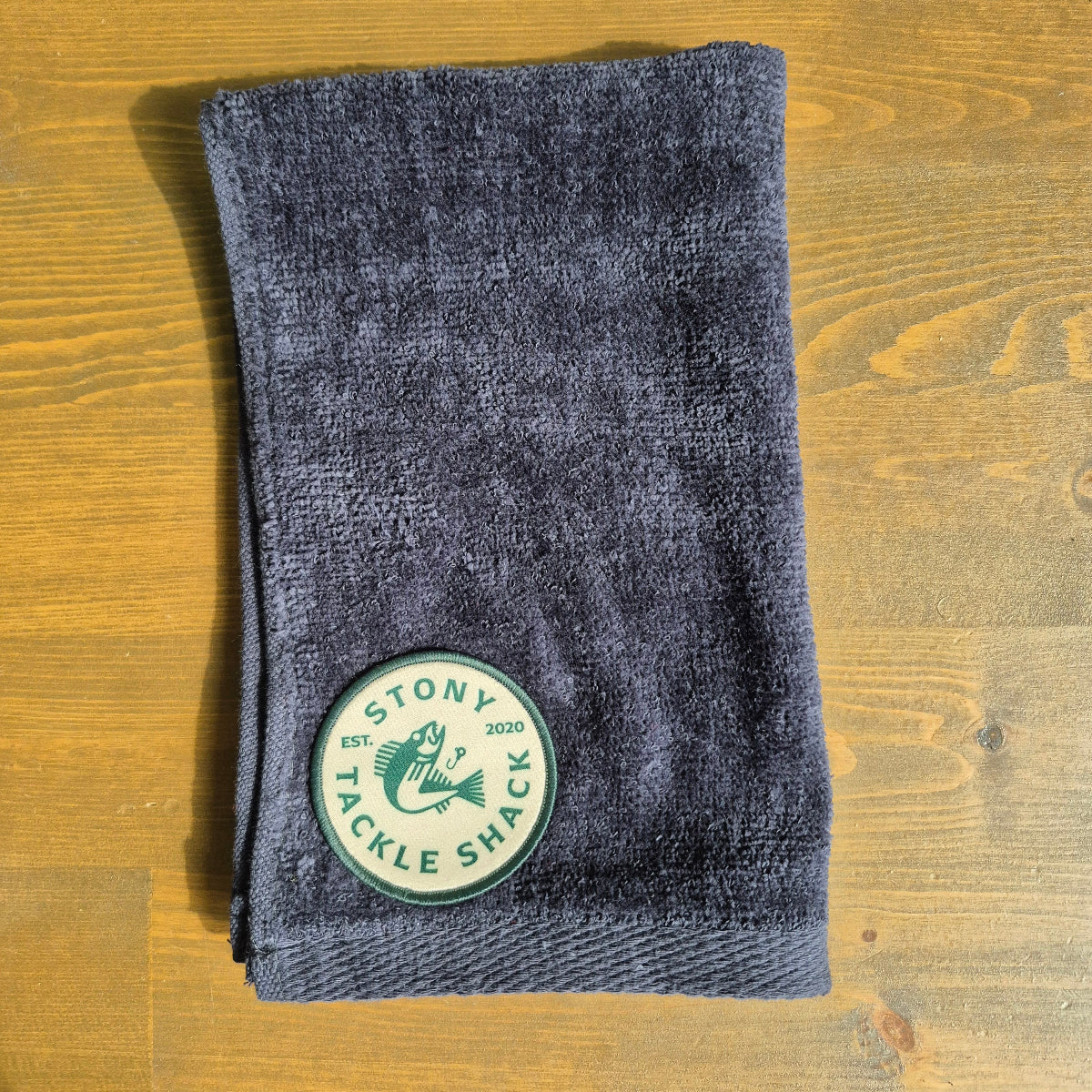 🍁Stony Tackle Fishing Hand Towel Black