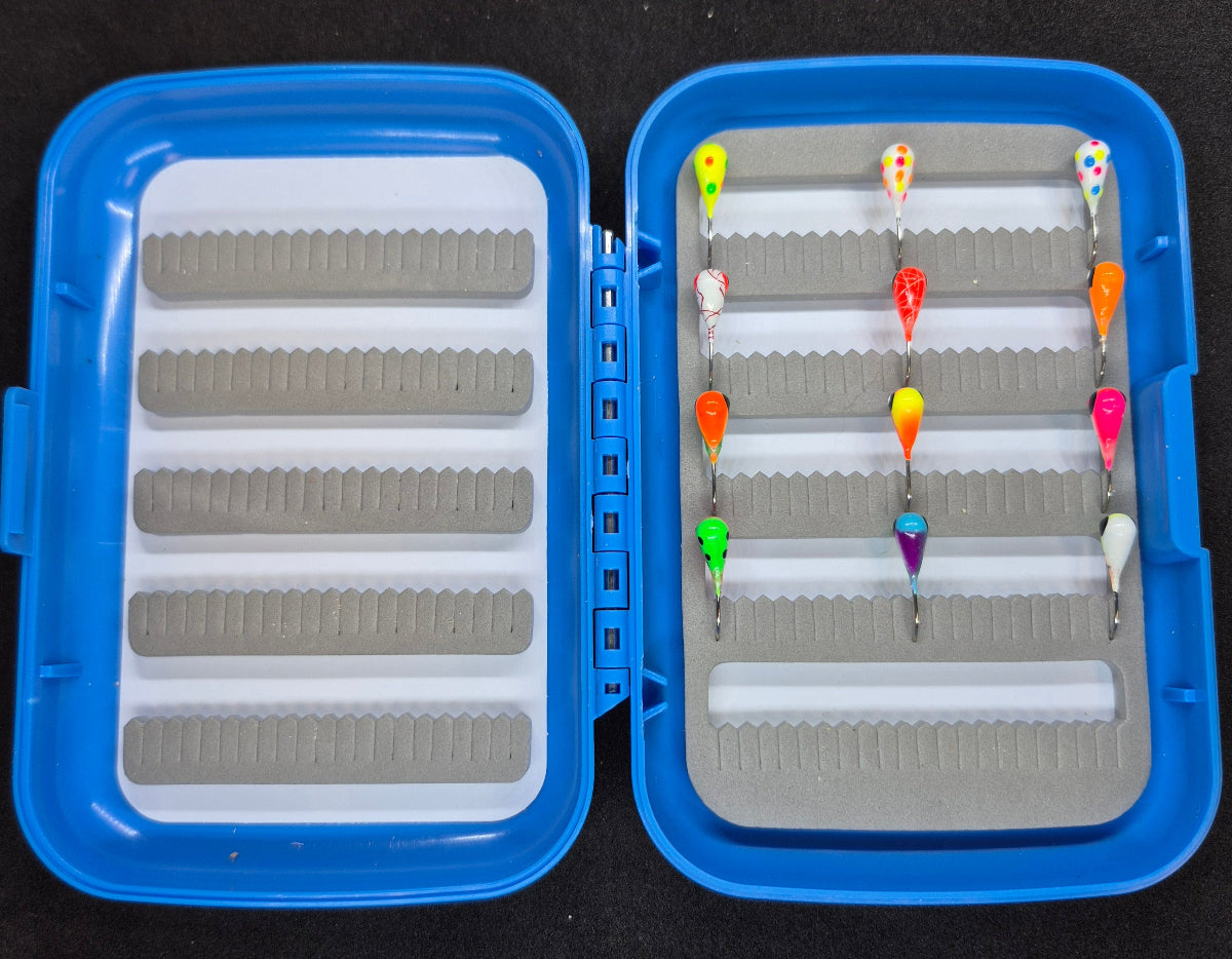 šBig Sky 5mm Tungsten Jigs 12/pc Set with Case