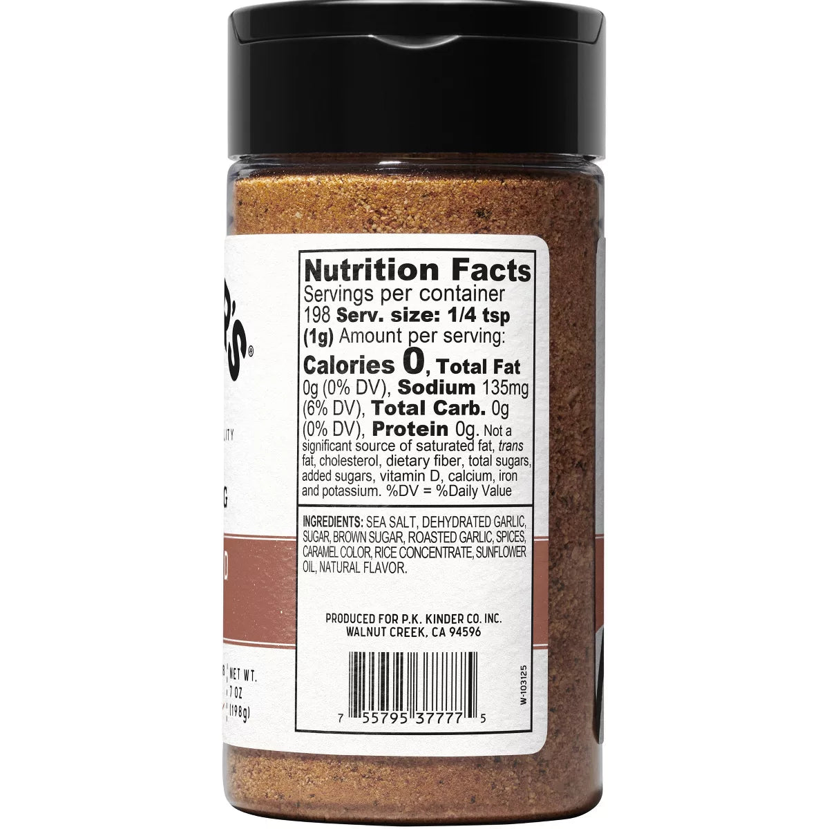 Kinder's Caramelized Garlic Seasoning , 7oz