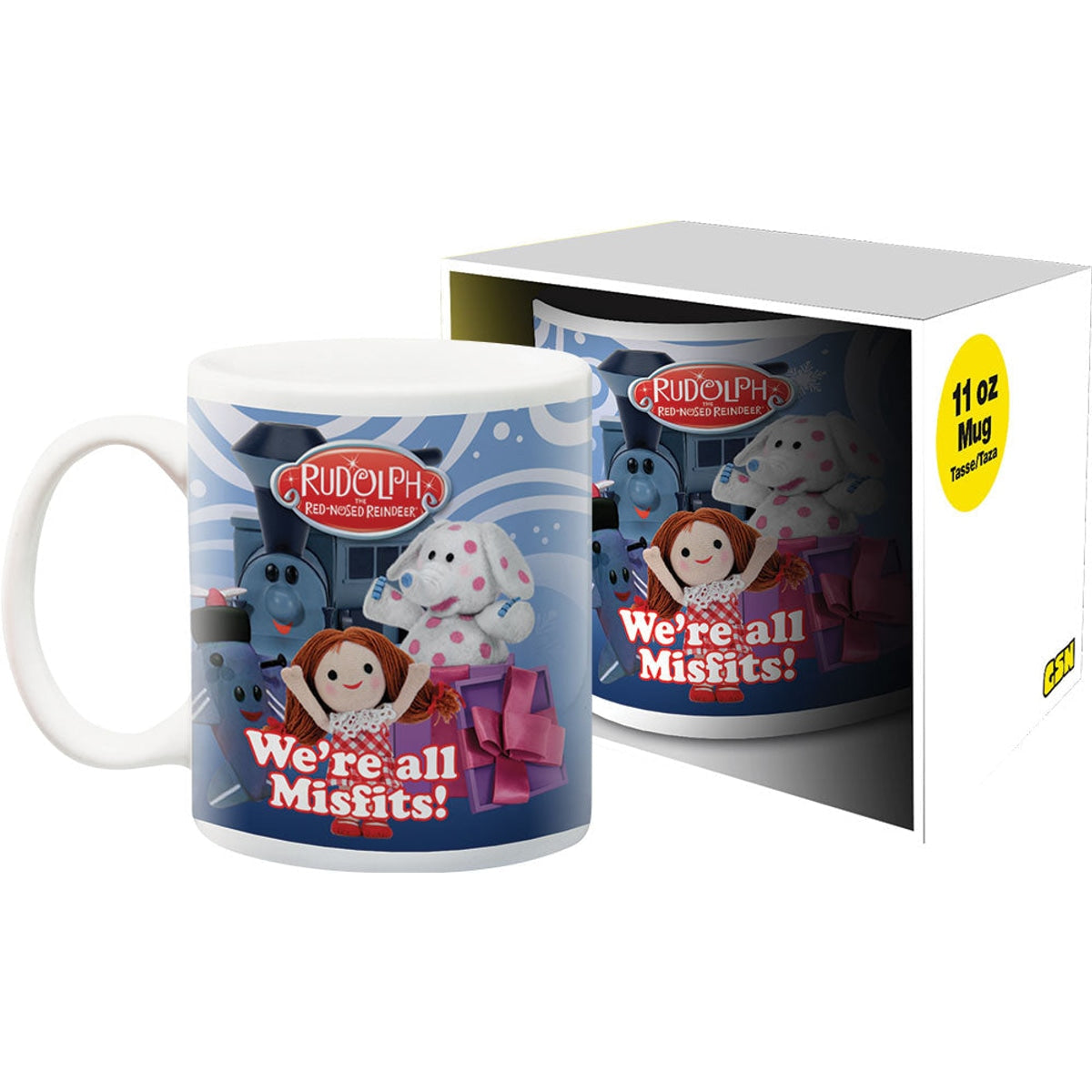 Rudolph "We're All Misfits" 11oz Ceramic Mug