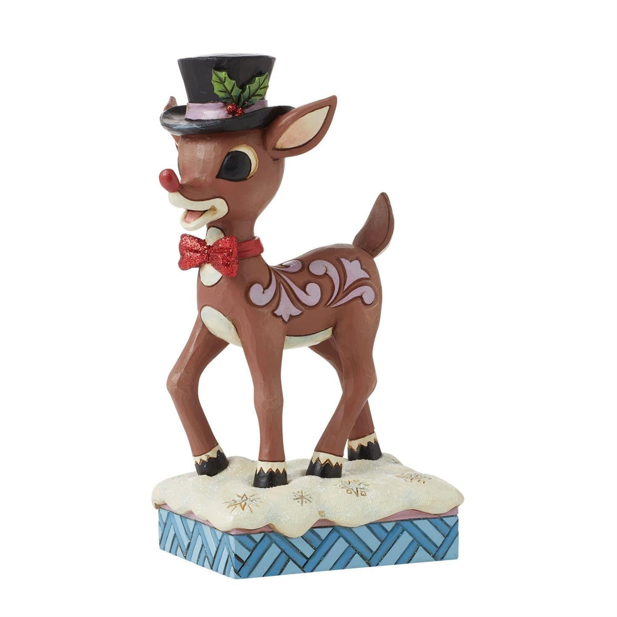 Rudolph Wearing Top Hat Jim Shore