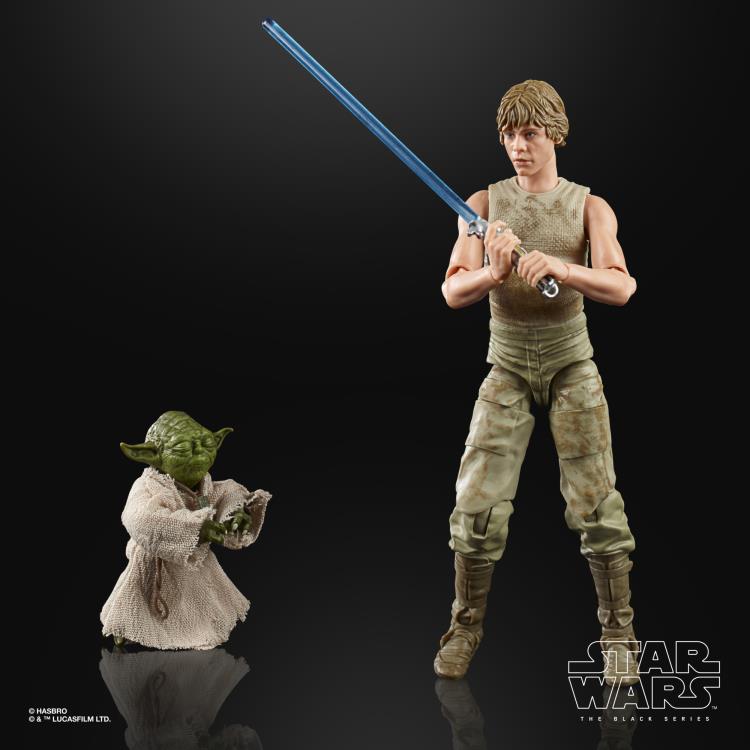 Star Wars 40th Anniversary The Black Series 6" Deluxe Luke Skywalker & Yoda (Jedi Training) Two-Pack