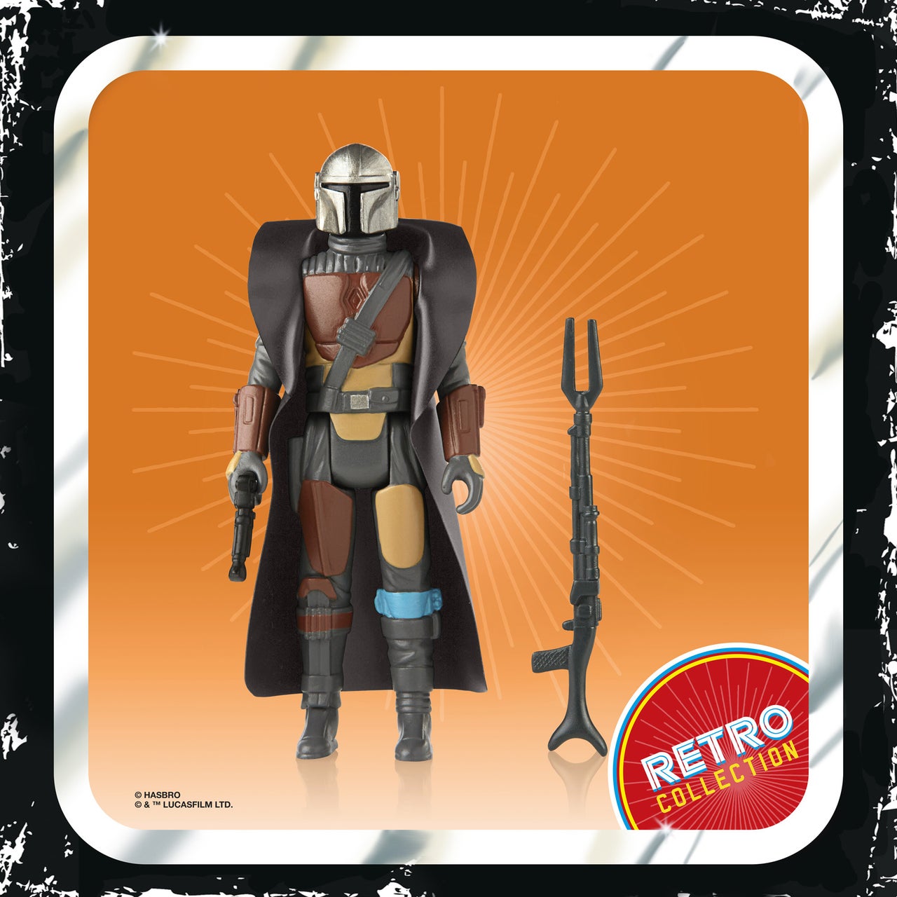 Star Wars Retro Collection The Mandalorian Toy 3.75-Inch-Scale Collectible Action Figure