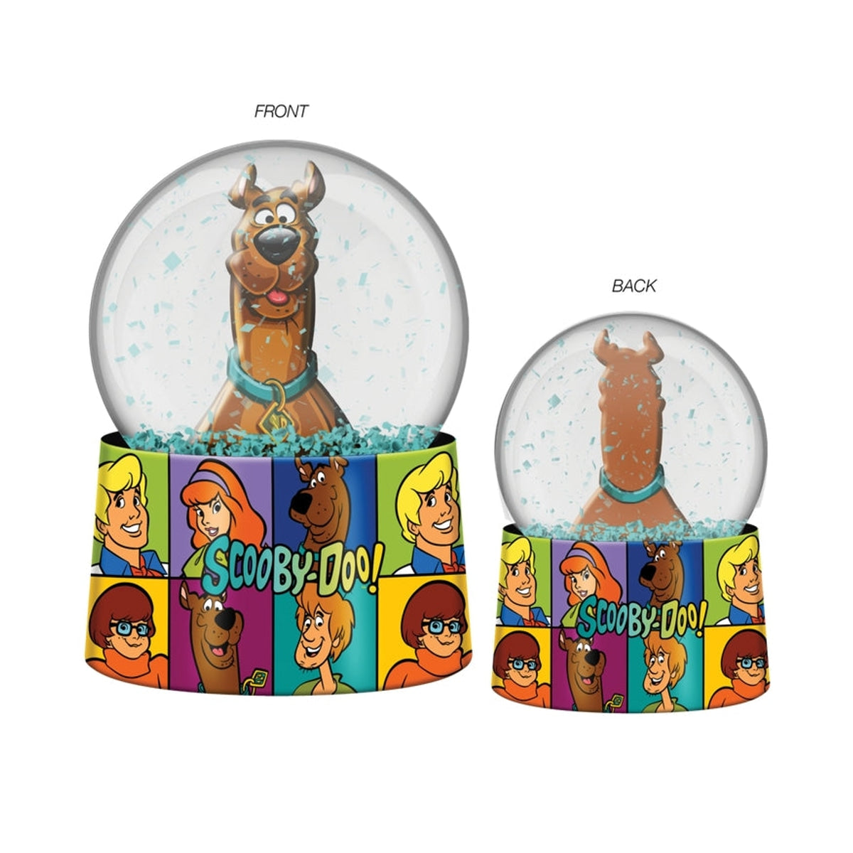 Scooby Doo and Logo 45mm Light Up Snow Globe