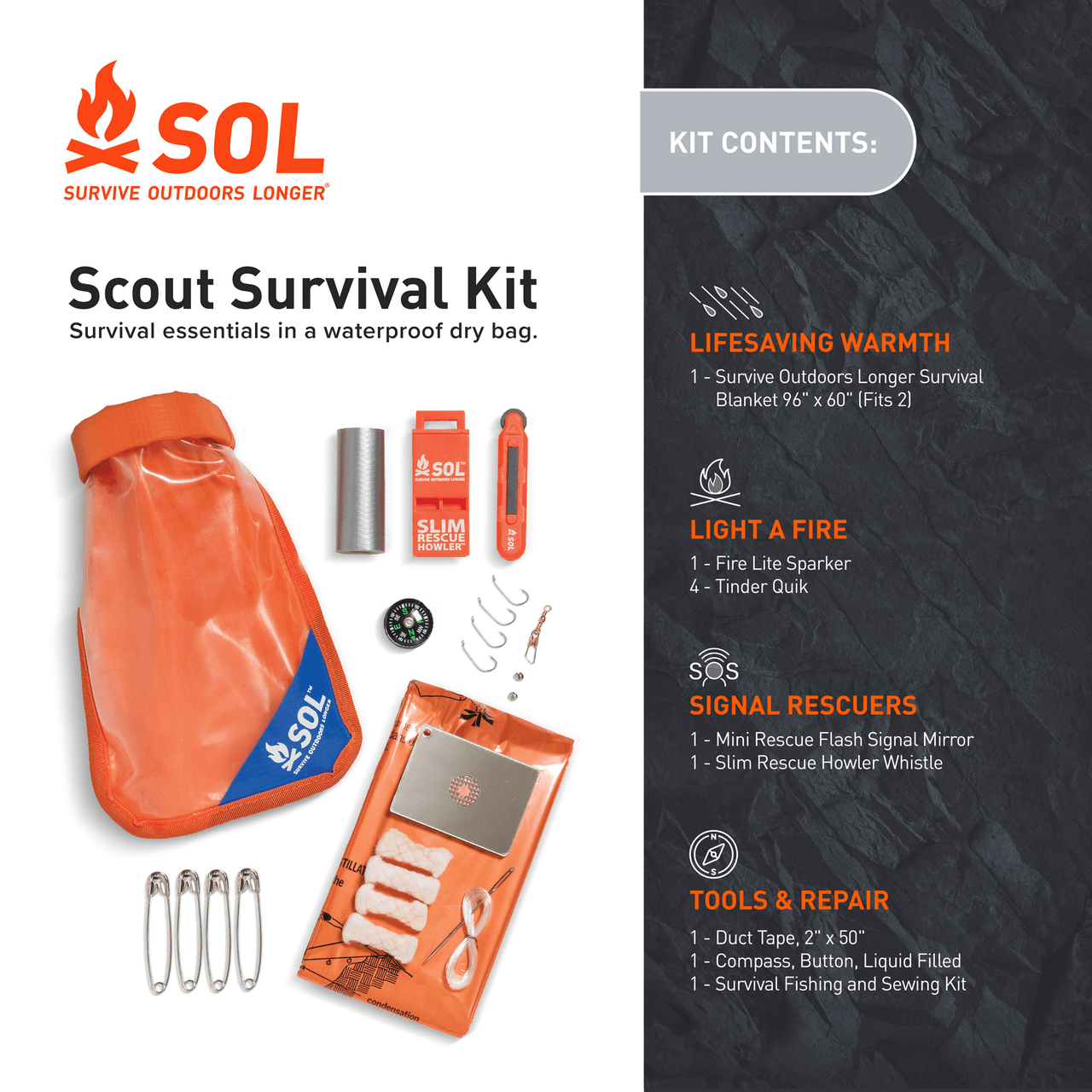 SOL Scout Survival Kit - Uncle Mike's Outdoors and More!