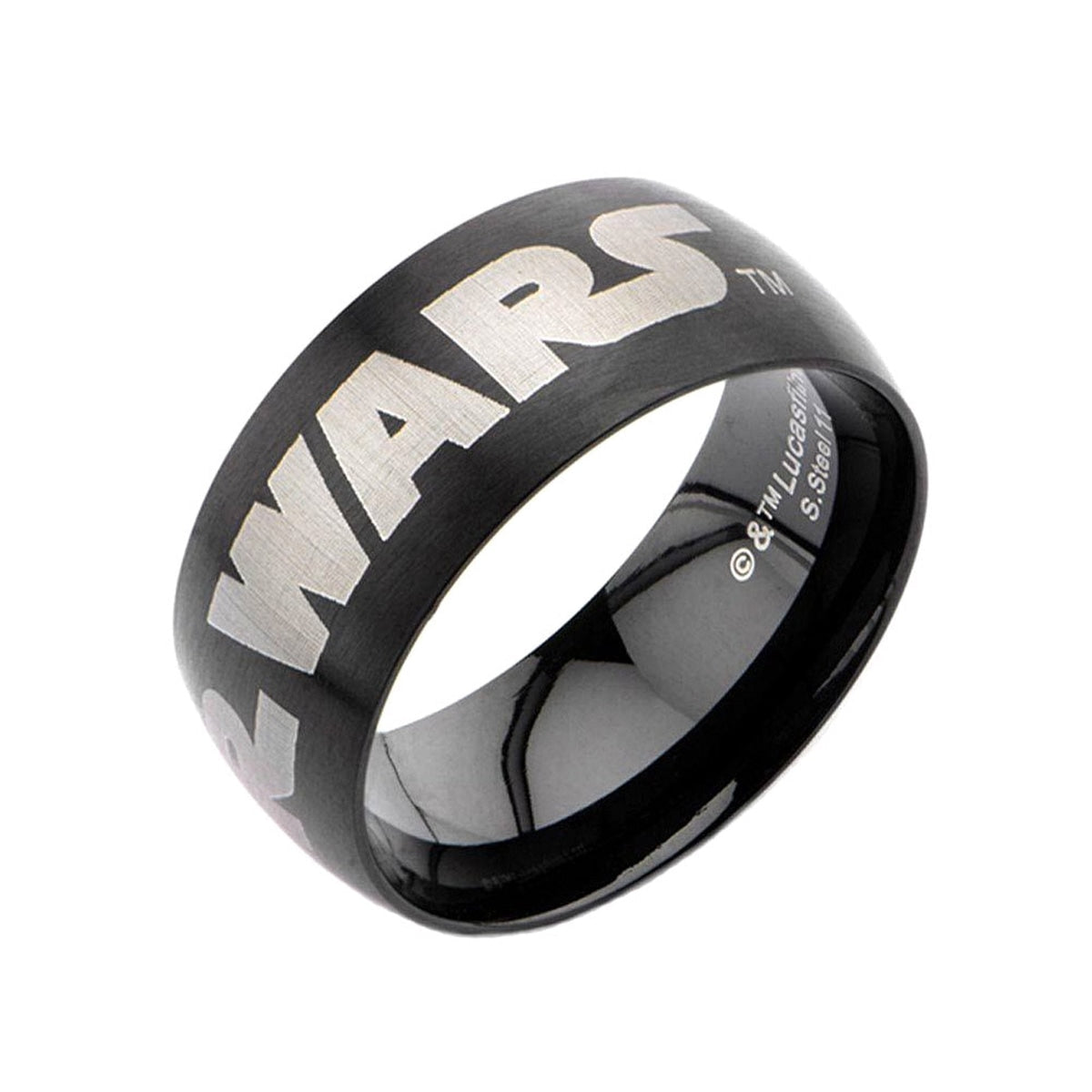Star Wars Logo Stainless Steel Ring (Size 8)