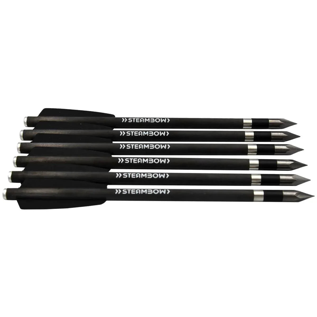 Steambow Archery AR-Series Carbon Bodkin Arrows 6-Pack | Light & Heavy