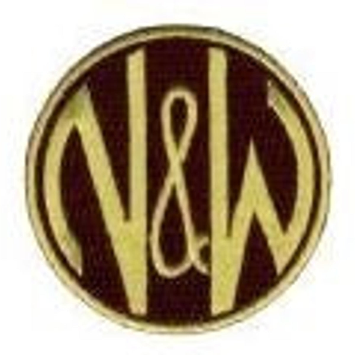 Sundance Marketing Norfolk & Western Cloth Railroad Patch Brown Gold NIB