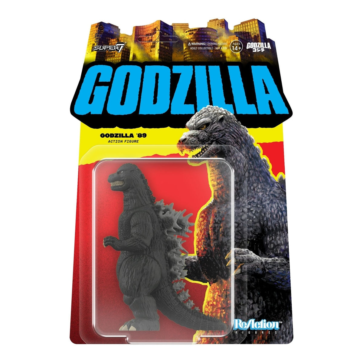 Super7 Toho Godzilla 89' ReAction Figure (Godzilla vs. Biollante)