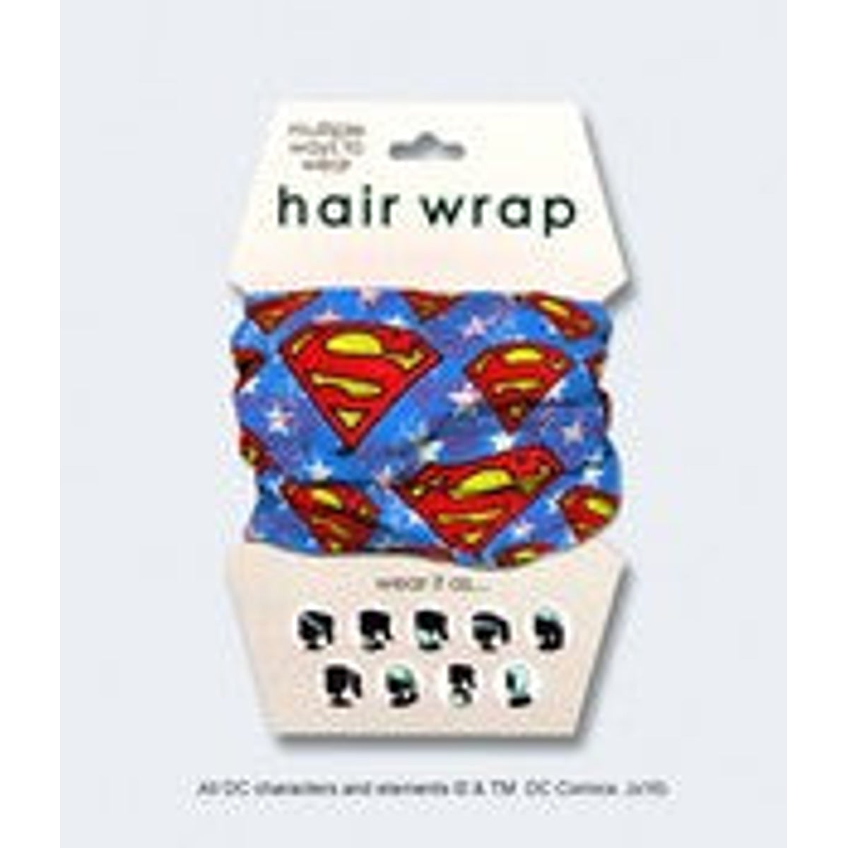 Superman Hair & Face Wrap