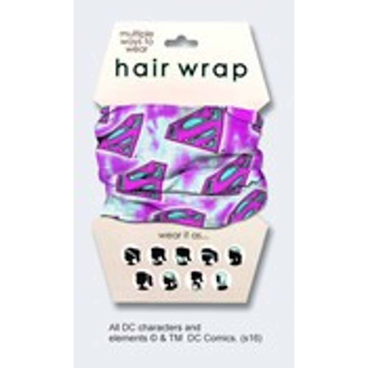Superman Pink Hair & Face Wrap