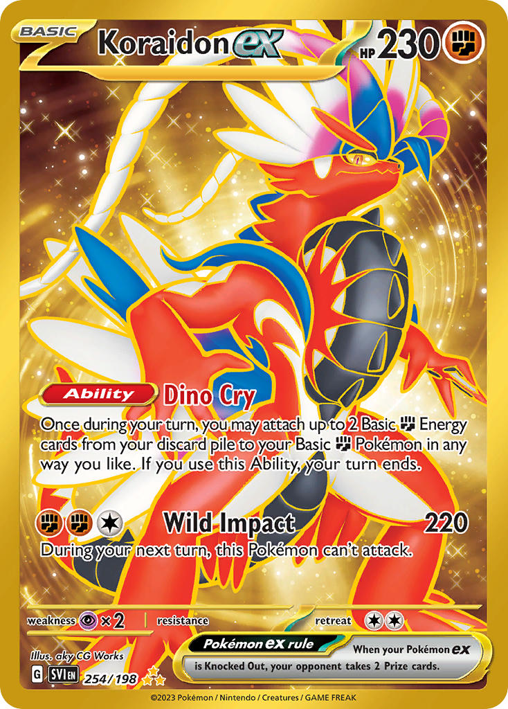 Koraidon ex 254/198