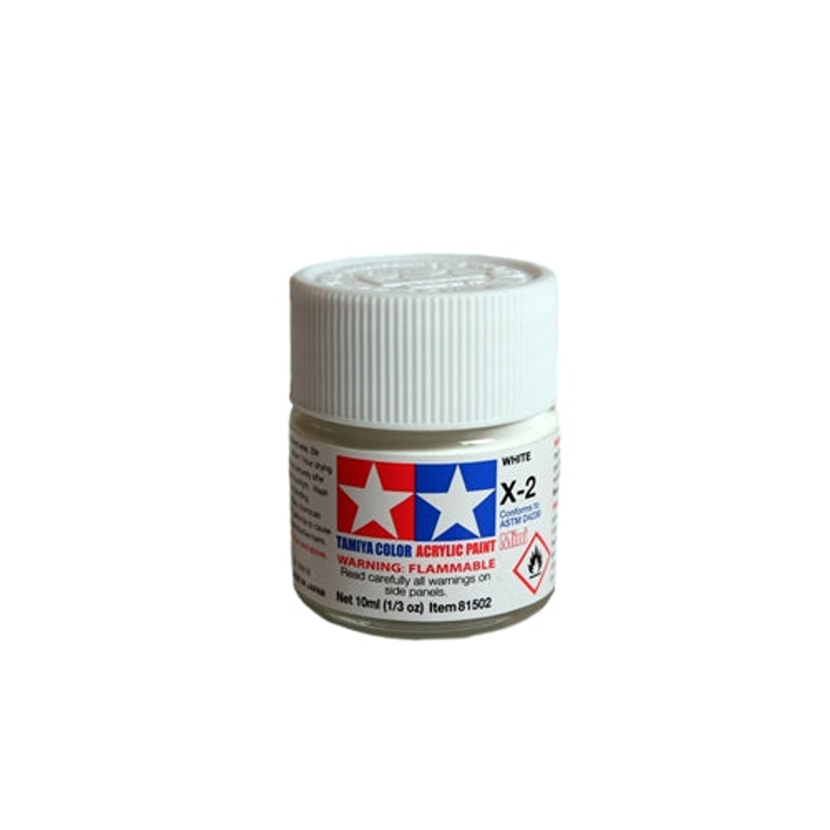 Tamiya Acrylic X-2 White Mini Bottle 10mL (1/3oz)
