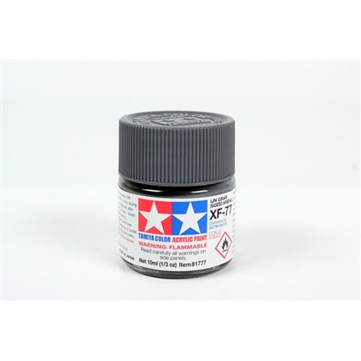 Tamiya Acrylic XF-77 IJN Grey (Sasebo Arsenal) Mini Bottle 10mL (1/3oz)