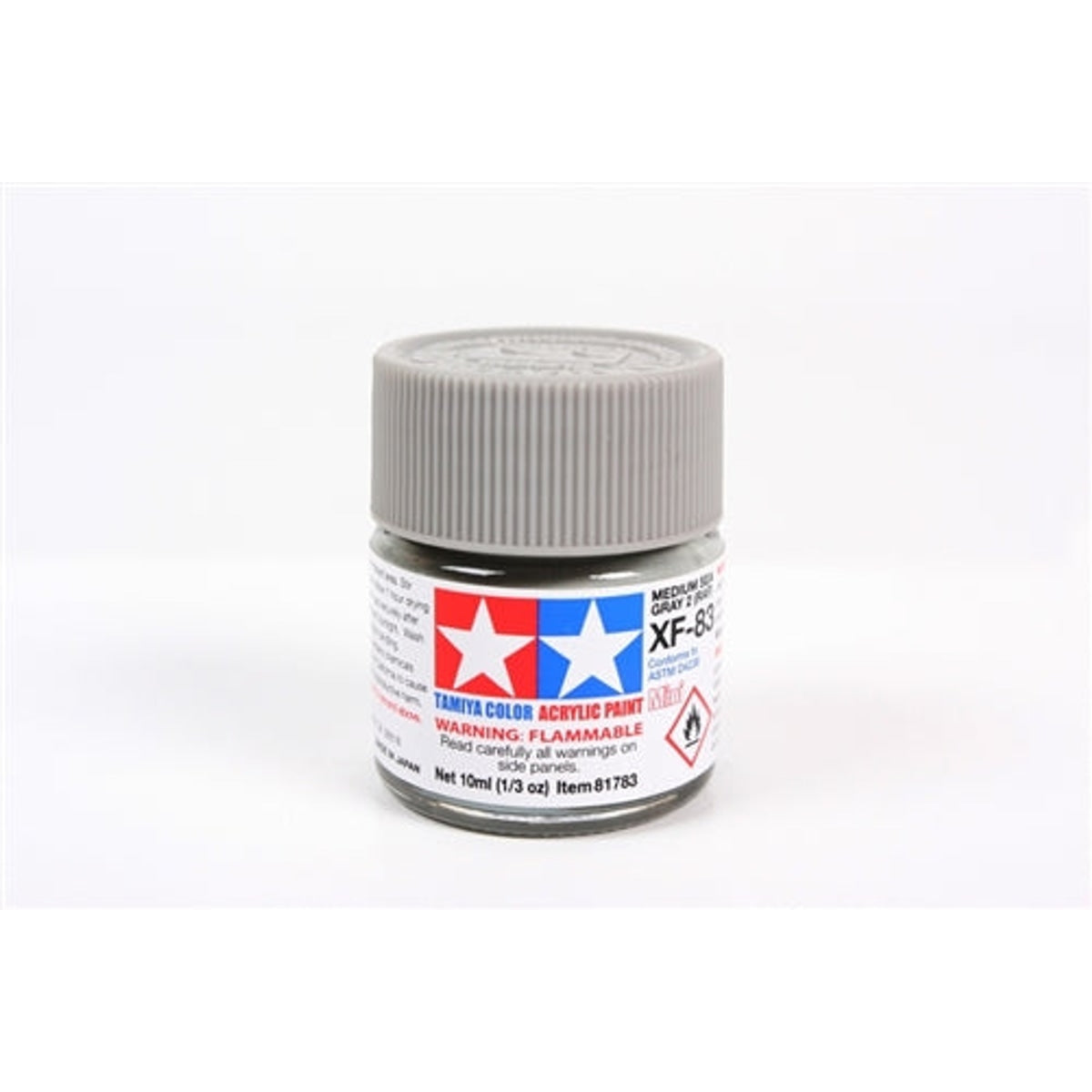 Tamiya Acrylic XF-83 Flat Medium Sea Gray 2 RAF Mini Bottle 10mL (1/3oz)